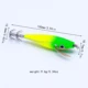Cebo calamar luminoso con ganchos para pesca en mar - imagen 2