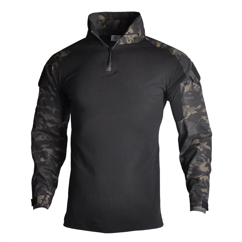 Camiseta de pesca táctica con acolchado camuflaje para hombre - imagen 3