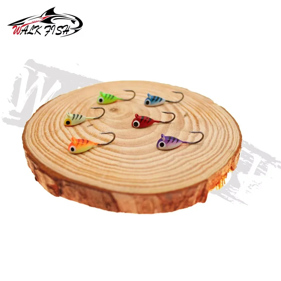 Mini anzuelo hielo WALK FISH – cabeza plomo ballena jigging invierno - imagen 3