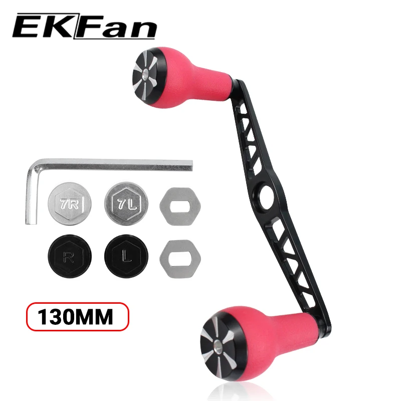 Mango carrete Ekfan CNC aluminio 130mm para Shimano y Daiwa - imagen 4