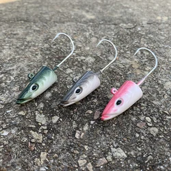 HAIMALUO Jig Head - señuelo suave para pesca en agua salada compacto