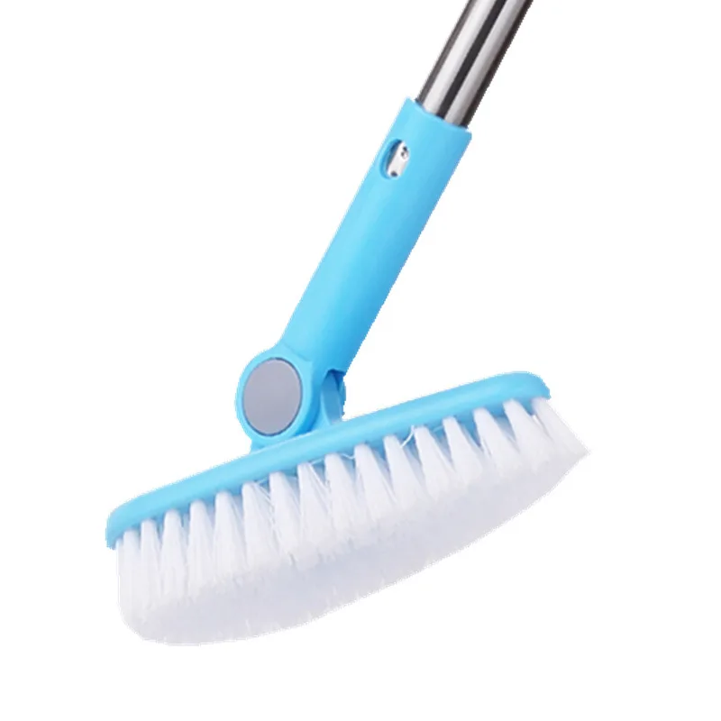 Cepillo de limpieza para baño con mango largo y pelo duro en esquinas - imagen 3