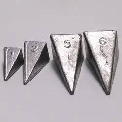 Plomos cónicos de plomo triangulares para pesca de carpa
