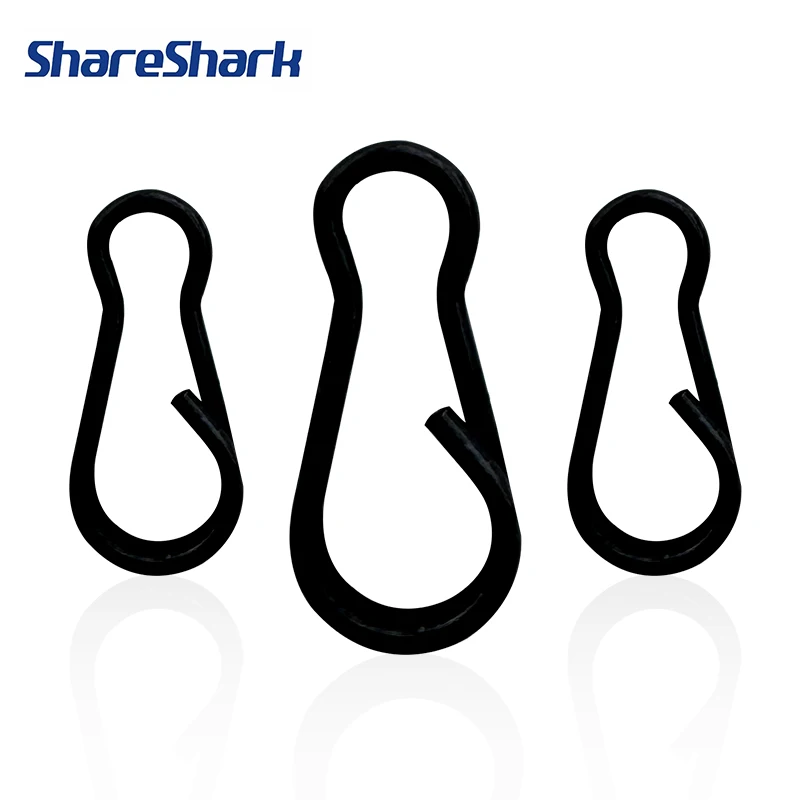 Conectores de anzuelo forma pera negro ShareShark – Acero inox - imagen 4