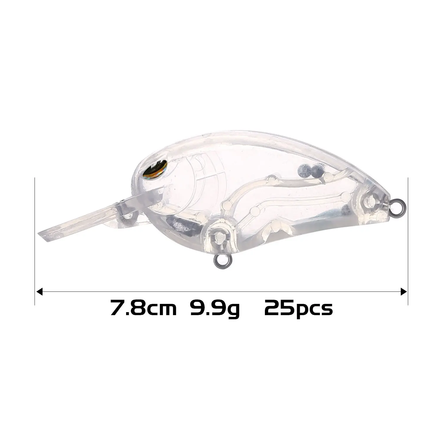 Señuelos Lucio DIY transparentes: Popper y Crankbaits - imagen 4