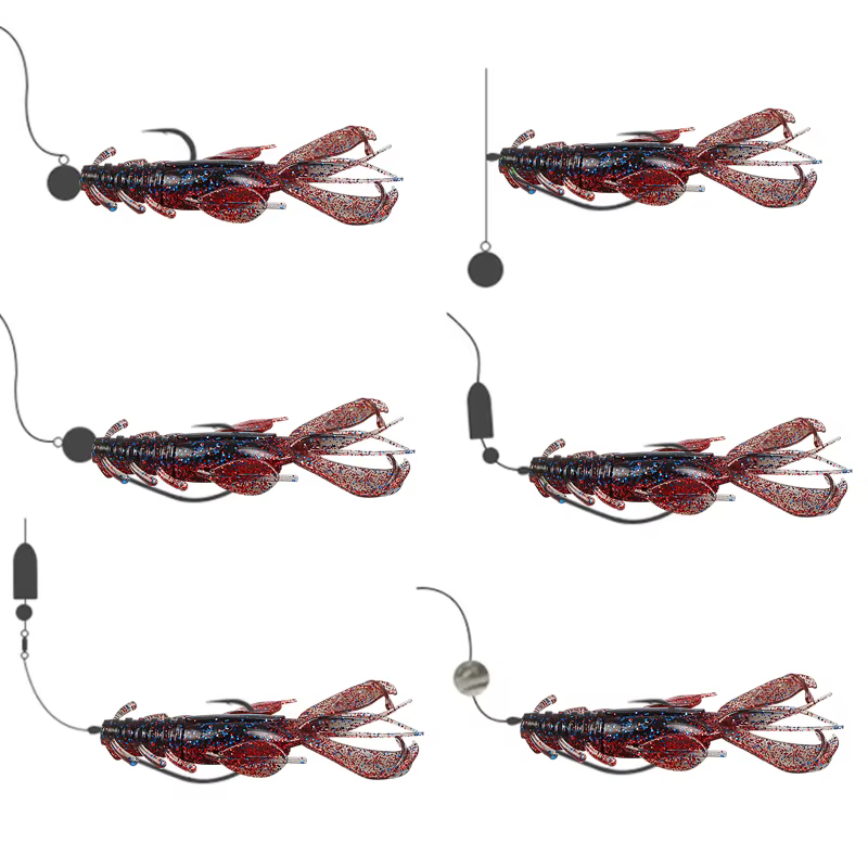 Señuelo Camarón Flotante Softbait – Anti-enredo para Agua Salada - imagen 2