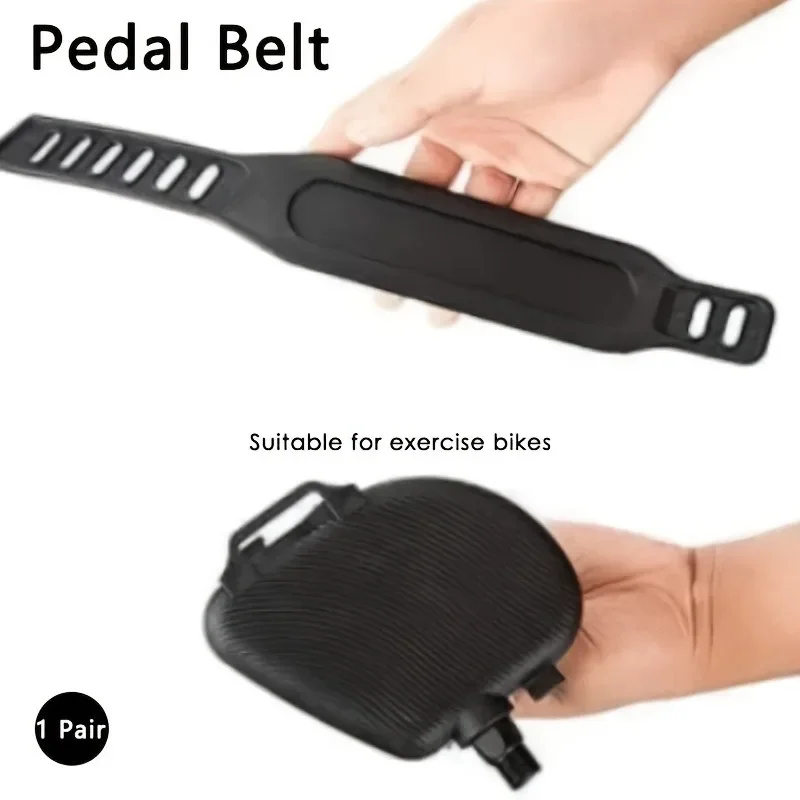 Pedales Fitness ajustables para bicicleta fija resistentes al desgaste - imagen 5