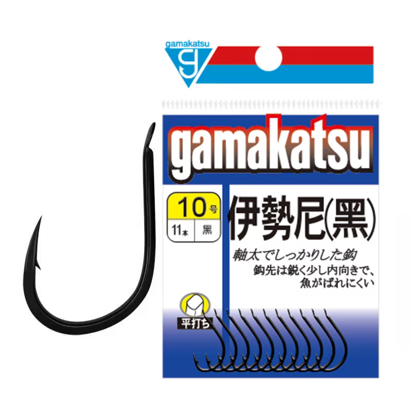 Gamakatsu ISEAMA anzuelos carbono afilados anticorrosión – Para carpa - imagen 2