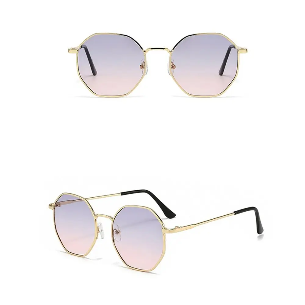 Gafas de sol UV con montura metálica redonda resistentes al arañazo - imagen 2
