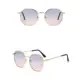 Gafas de sol UV con montura metálica redonda resistentes al arañazo - imagen 2