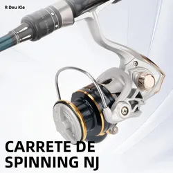 DEUKIO Carrete Spinning Agua Salada Arrastre Potente