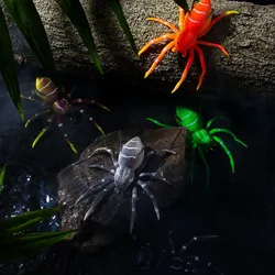 Señuelo flotante de araña acuática blando biónico con bola de acero