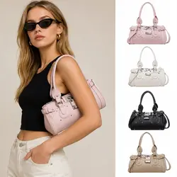 Bolso Boston de Cuero PU con Correa Ajustable – Ideal Viajes y Uso Diario