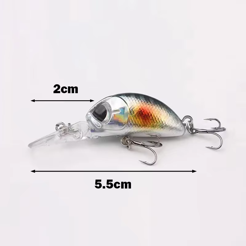 OUTKIT Crankbait 55mm 4g – Señuelo flotante para carpa - imagen 3