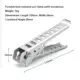 Pinza clip portátil para picnic y camping, para alimentos - imagen 3