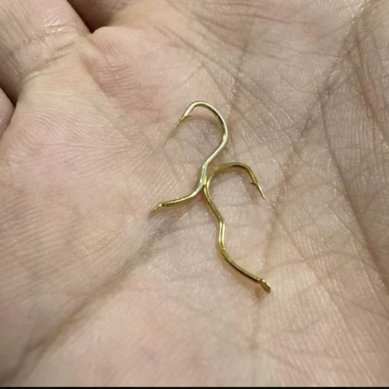 Anzuelos de acero carbono con púas doradas para carpa y crucianos - imagen 3