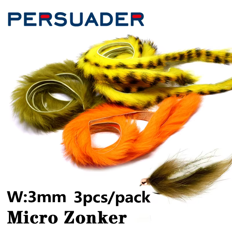 Zonker Micro Rabbit 3 mm – Piel de conejo para moscas de - imagen 5