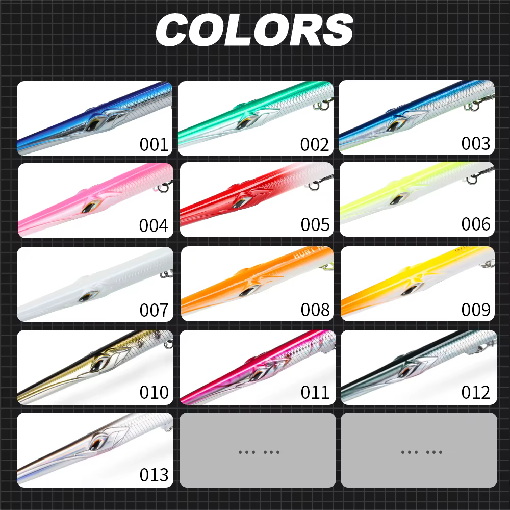 Hunthouse Zeevissen Pencil Hundido 255mm 30g – Señuelo Lubina Forma Aguja - imagen 3