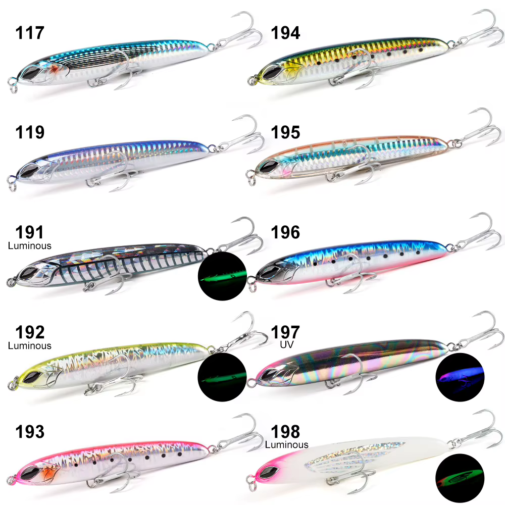 Noeby Lápiz Pesado Hundido Señuelo de Pesca Marina - imagen 5