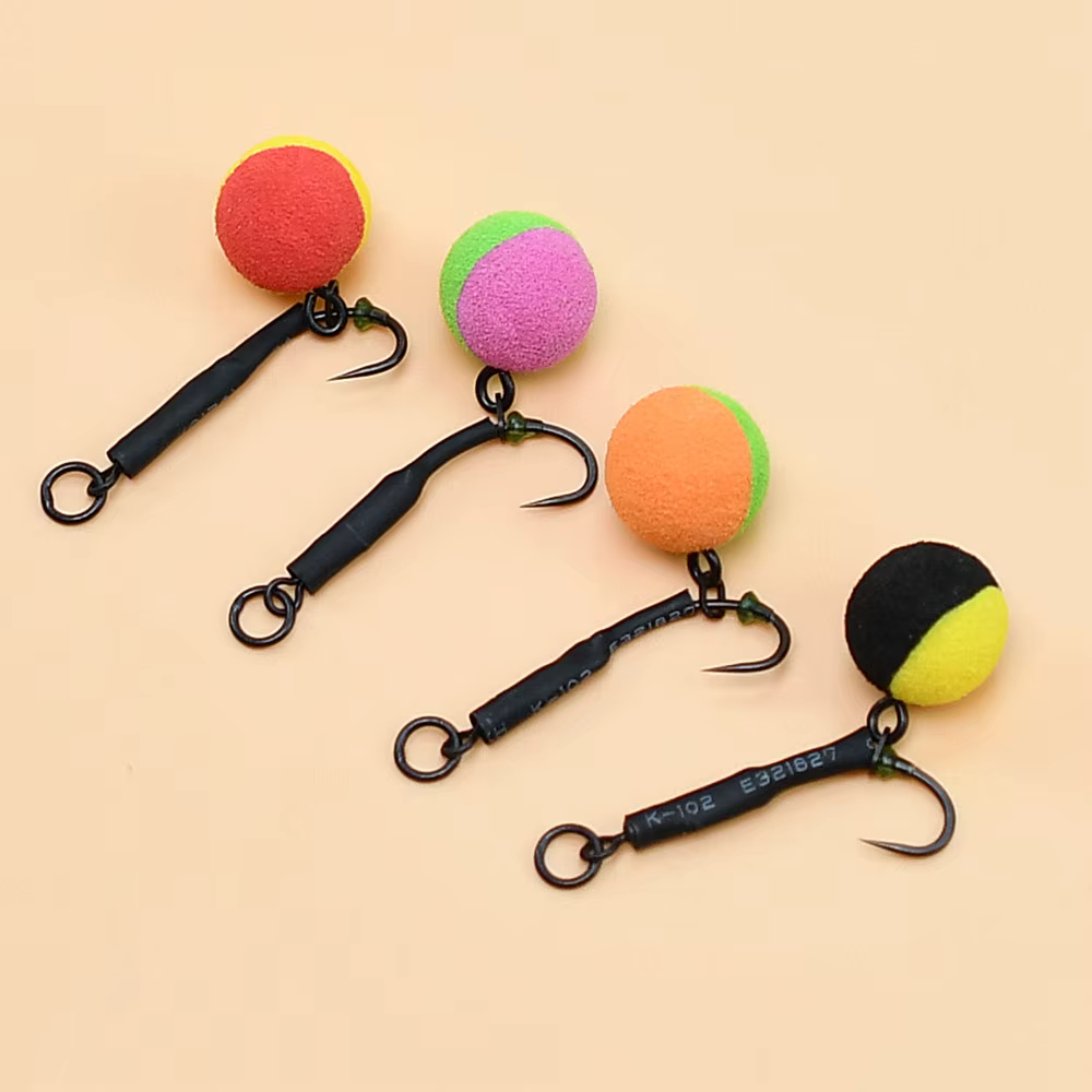 Aparejo Ronnie para carpa: boilies emergentes y flotador espuma - imagen 2