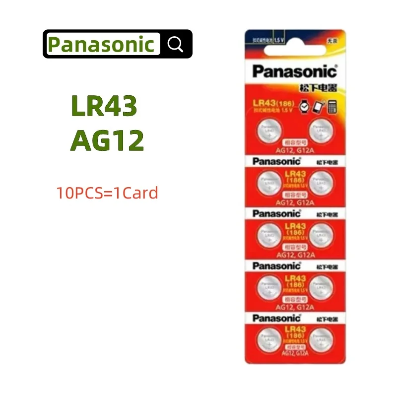 Panasonic LR44 AG13 LR41 – Pilas de botón para relojes y mandos - imagen 3