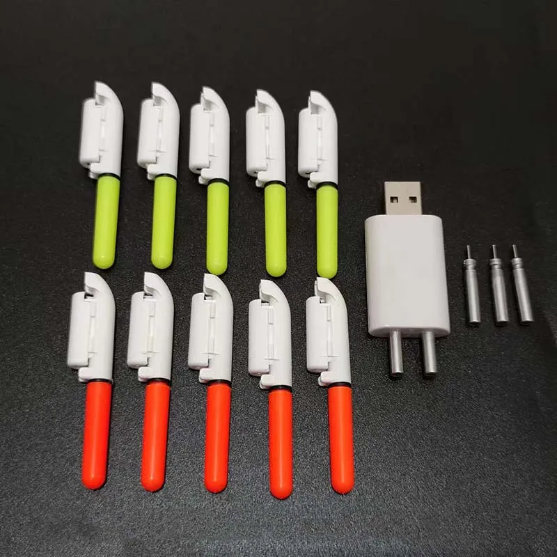 Luz LED Clip Recargable Impermeable para Caña de Pescar