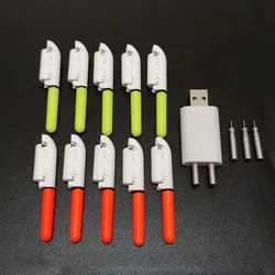 Luz LED Clip Recargable Impermeable para Caña de Pescar