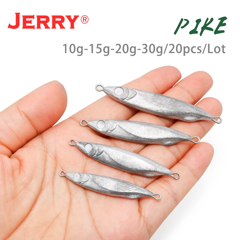 Señuelo Jig Metálico Jerry Pike para lubina en costa – sin pintar - imagen 5