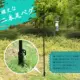 Goture Poste de aluminio para lámpara de camping – Soporte estable - imagen 4