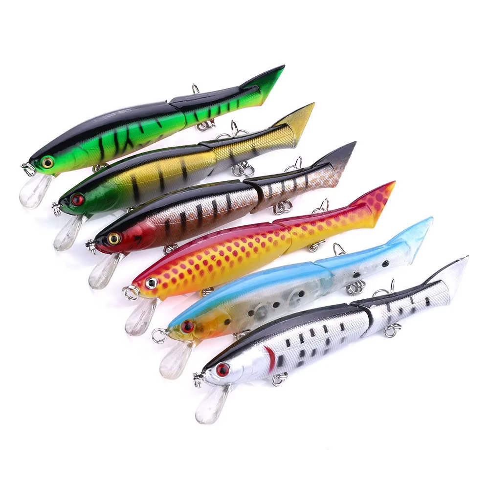 Señuelo articulado tipo minnow para trucha y siluro - imagen 5