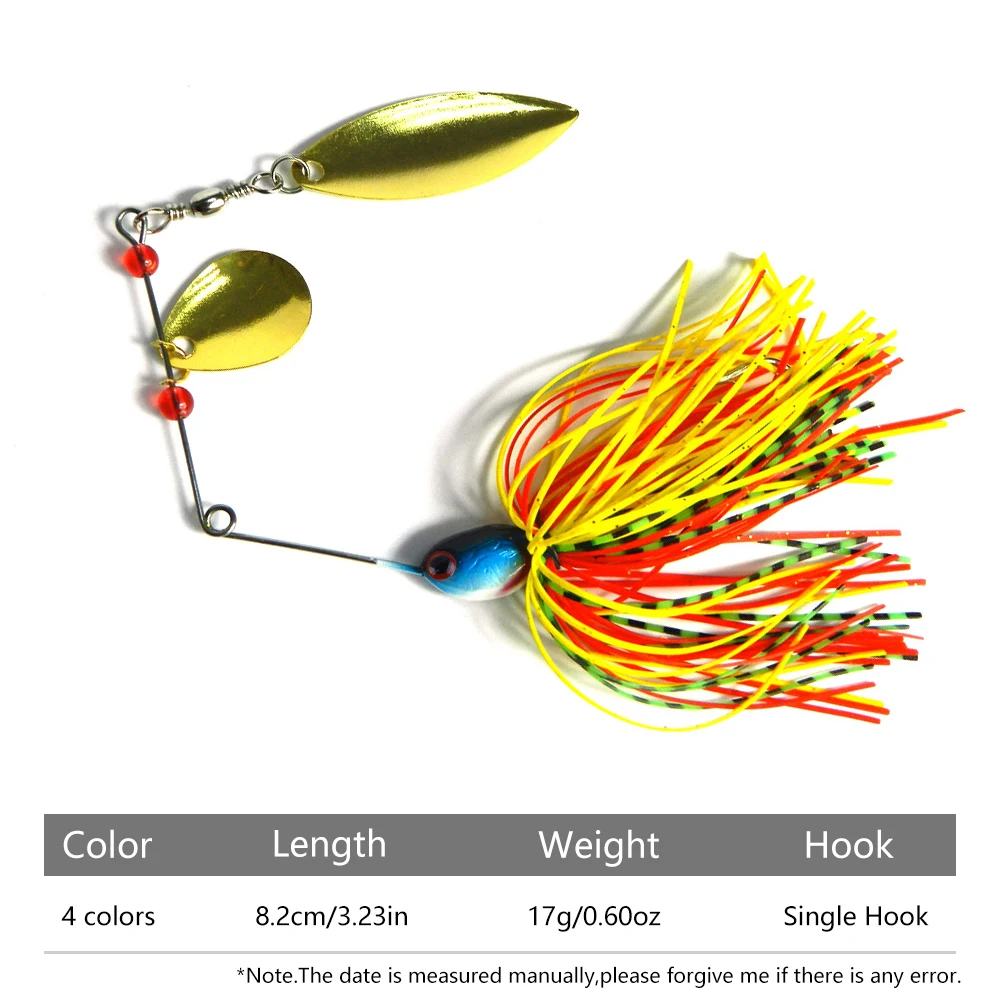 Señuelo de pesca de superficie tipo spinner