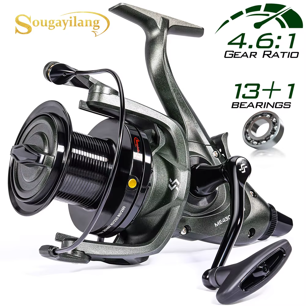 Sougayilang 11000-12000 carrete spinning para jigging y surf