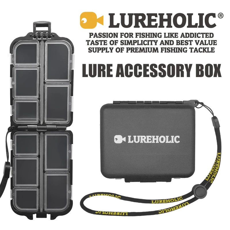 LUREHOLIC Estuche organizador para señuelos y accesorios de pesca