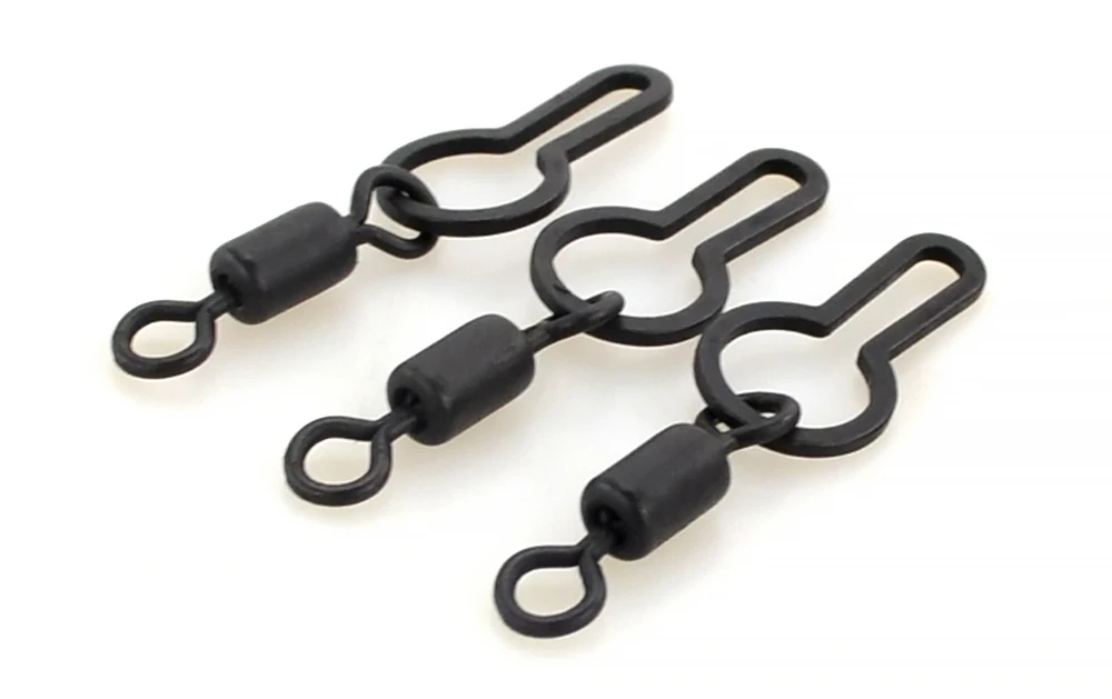Clips giratorios de malla para pesca de carpa - empaque