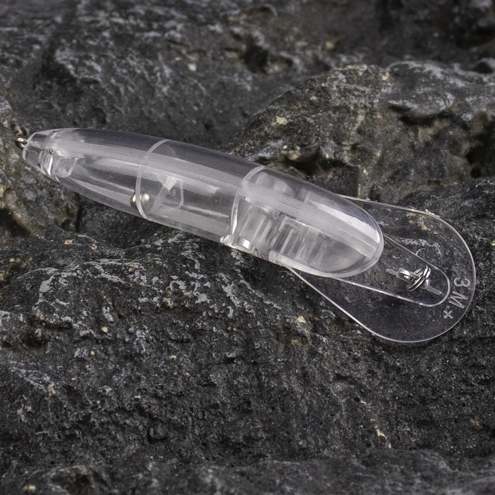 Dr.Holife señuelo Minnow flotante con sonajeros para montaje