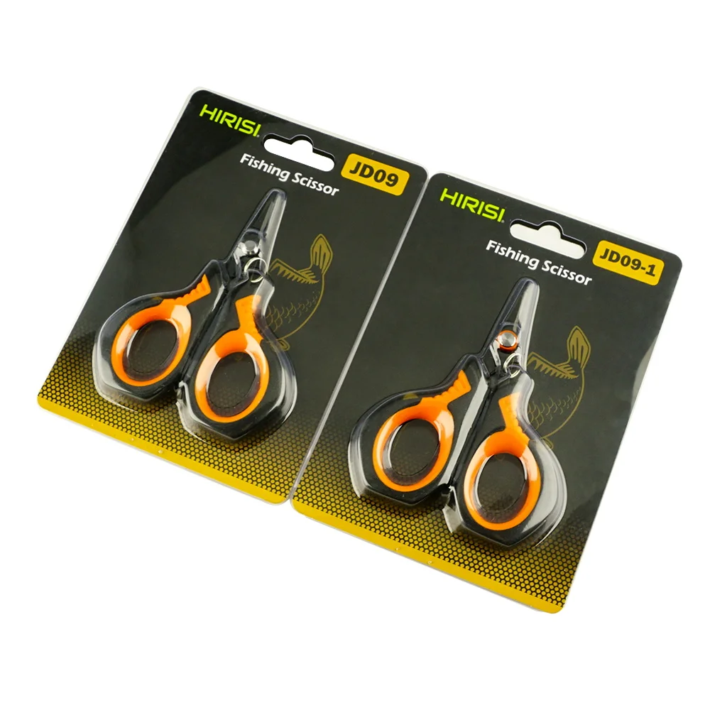 Hirisi JD09 Tijeras para cortar líneas de pesca inox con titanio - imagen 3