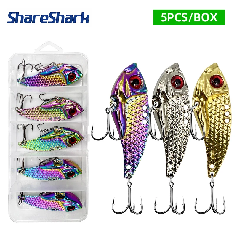 Cucharas metálicas VIB ShareShark para lucioperca y lubina - imagen 4