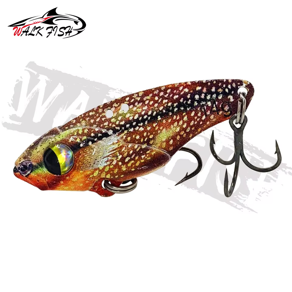 Walk Fish W001 Señuelo hundidor ojos 3D lucio perca 48mm 14g - imagen 2