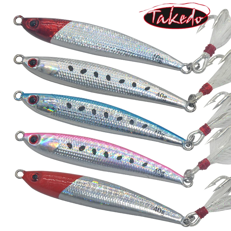 Takedo Jigbait 40G – Señuelo jigging mar atún lubina