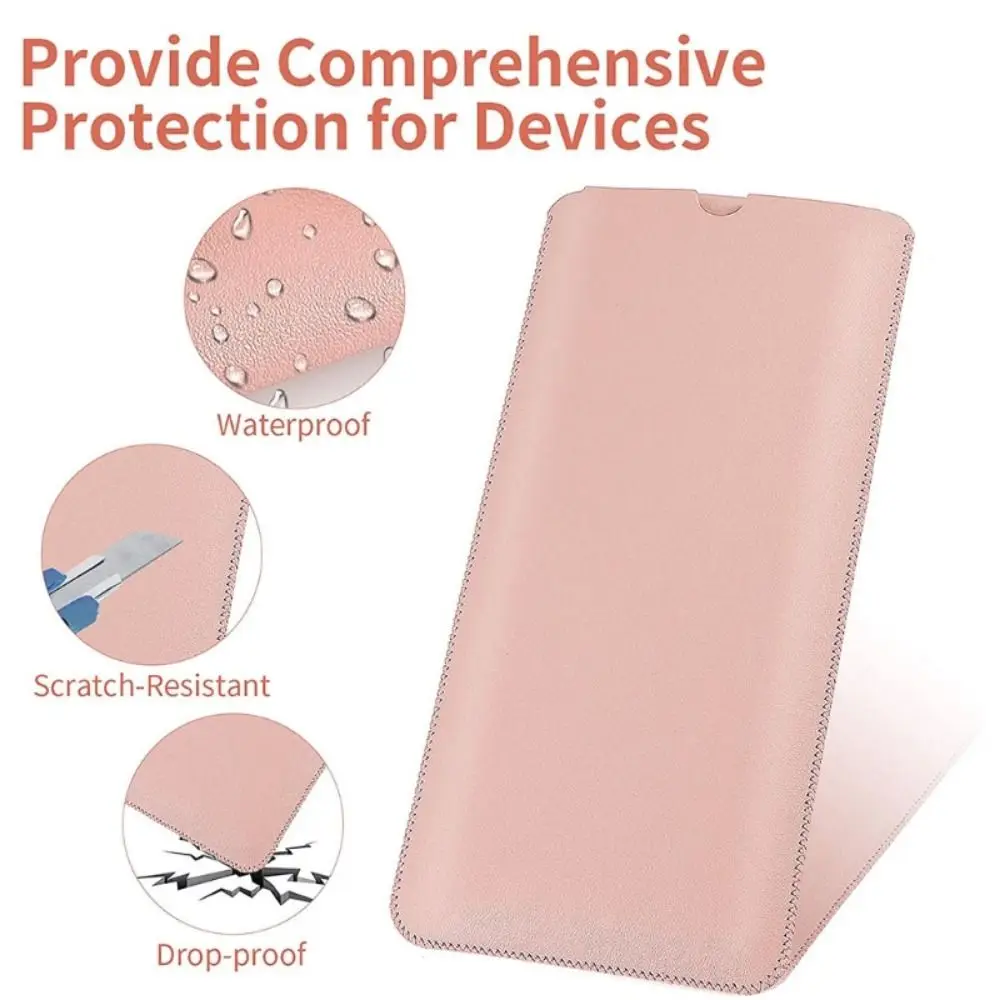 Funda de cuero PU para teclado Logitech K380 en posición abierta