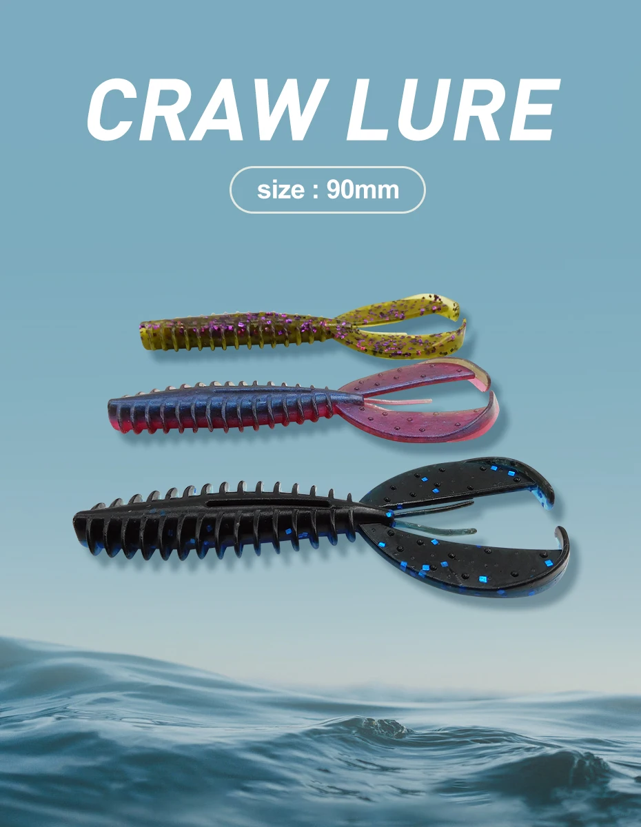 Señuelo Chunk Craw 90mm - vista frontal