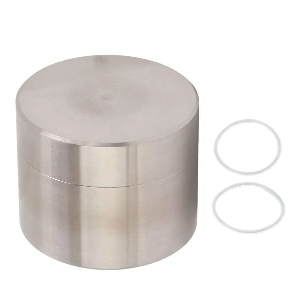 Caja impermeable portátil de acero inoxidable para almacenamiento