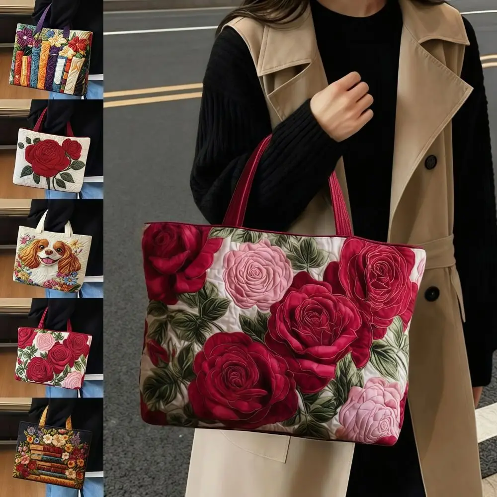 Bolso Tote Vintage bandolera mujer estampado 2D tela Oxford - imagen 4