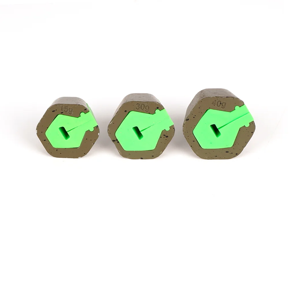 Pesas de plomo Método Feeder Hirisi para montajes leader - imagen 4