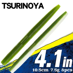 TSURINOYA Señuelo Senko Swimbait – Gusano suave para lucio sin plomo