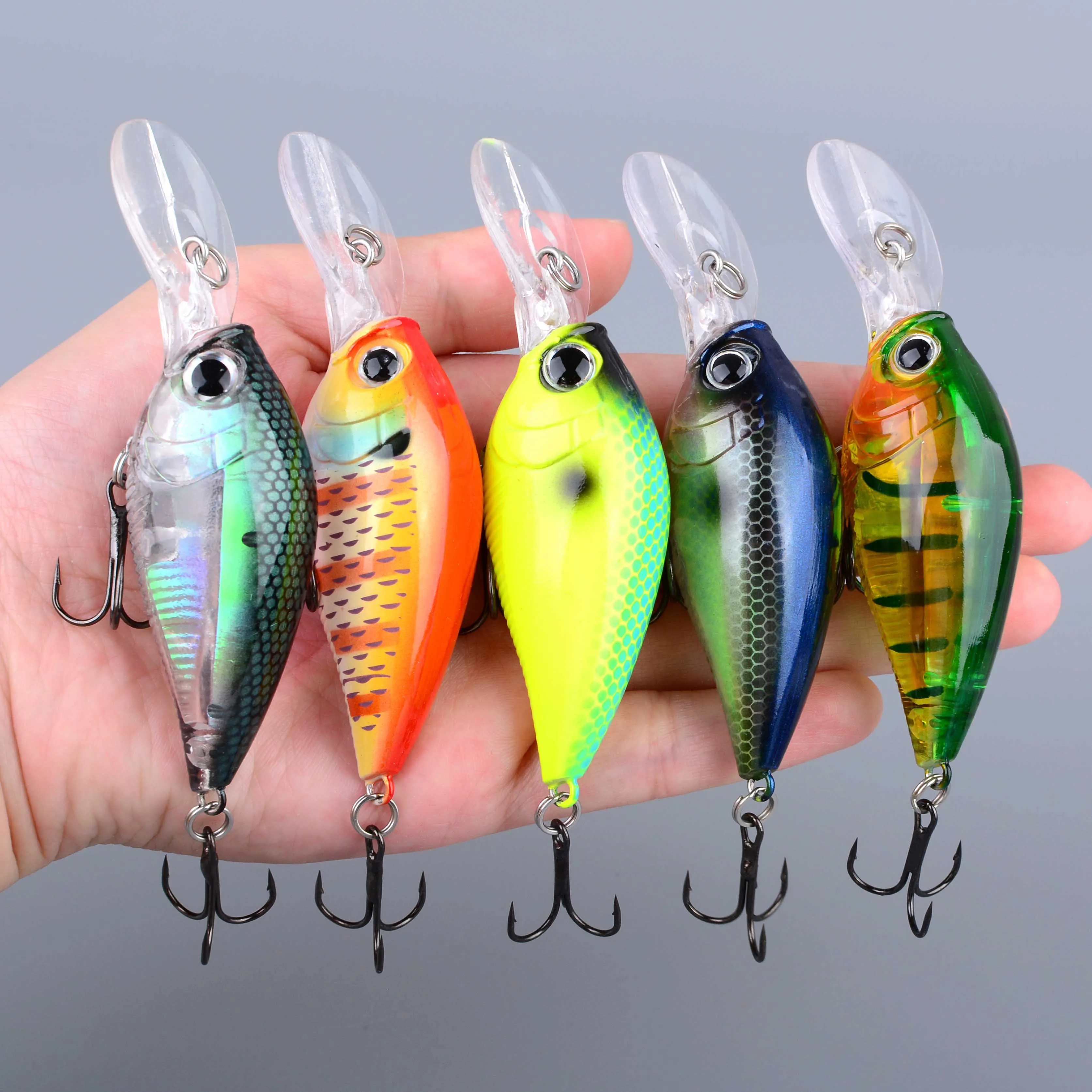 Crankbait tipo minnow para pesca en agua
