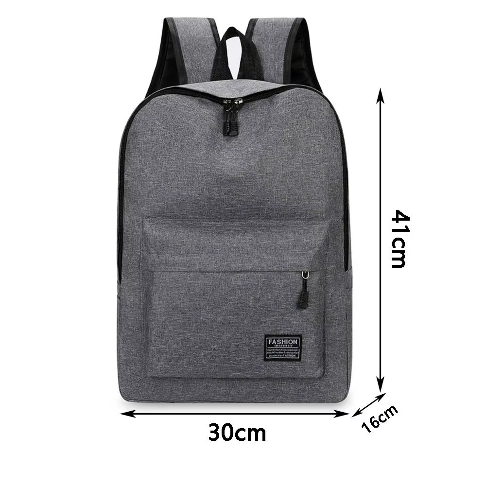 Mochila versátil de tela Oxford de alta calidad, 15 pulgadas, negro, gris, azul, rojo, mochila escolar para estudiantes, bolsa de viaje lavable, Unisex