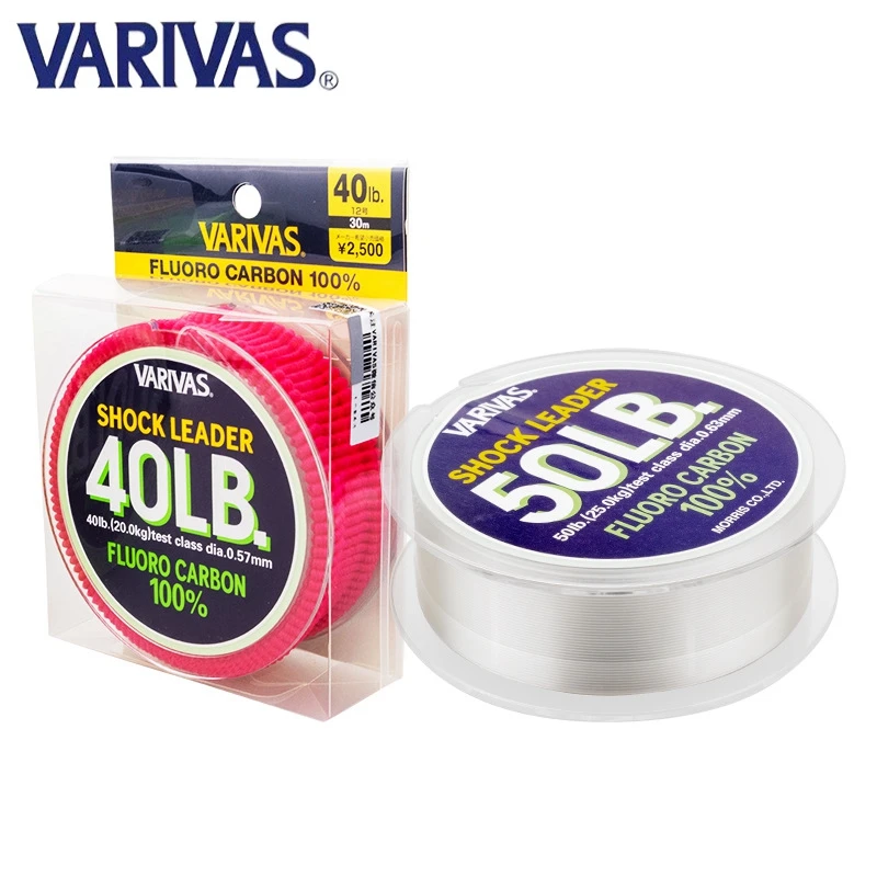 Varivas Shock Leader Líder fluorocarbono para pesca en mar - imagen 2