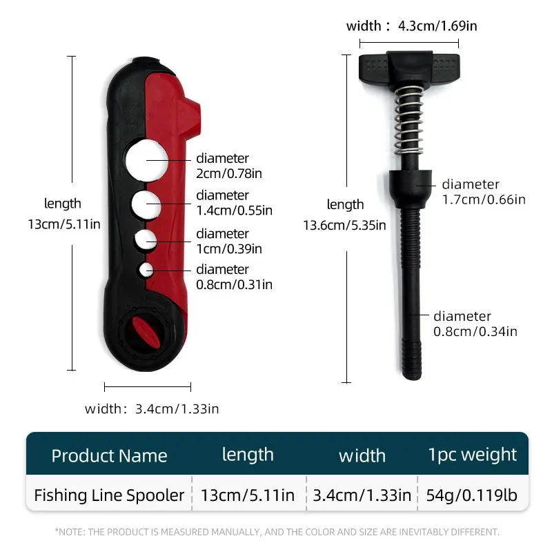 Enrollador de línea portátil ShareShark giratorio ABS para carpas - imagen 5