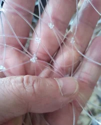 Red de pesca doble línea nailon alta densidad sin soporte aire libre